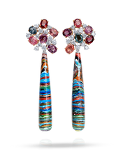 Load image into Gallery viewer, DEEP SEA PRISM EARRINGS