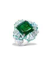 Load image into Gallery viewer, GREEN GODDESS RING