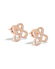 Load image into Gallery viewer, ONE LOVE STUDS - DIAMOND PAVÉD