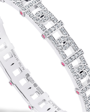Load image into Gallery viewer, VITAMIN PINK - DIAMOND PAVÉD BRACELET