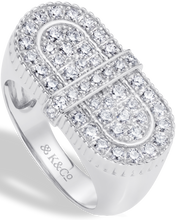 Load image into Gallery viewer, VITAMIN PINK COLOURS RING - DIAMOND PAVÉD