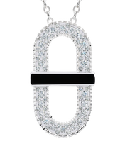 Load image into Gallery viewer, VITAMIN PINK PENDANT SAUTOIR - ONYX