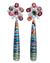 Load image into Gallery viewer, DEEP SEA PRISM EARRINGS
