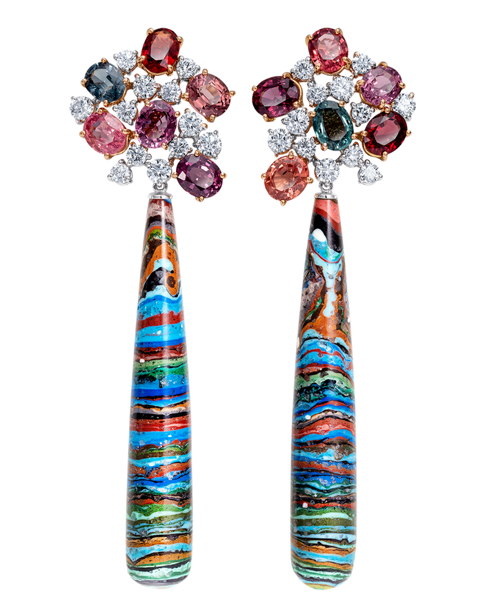 DEEP SEA PRISM EARRINGS