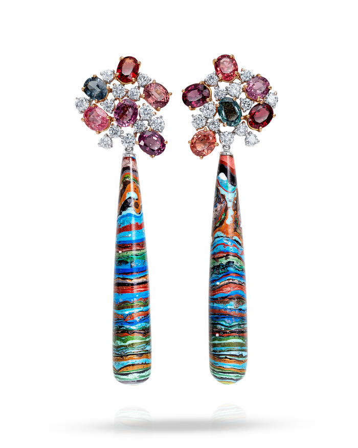 DEEP SEA PRISM EARRINGS