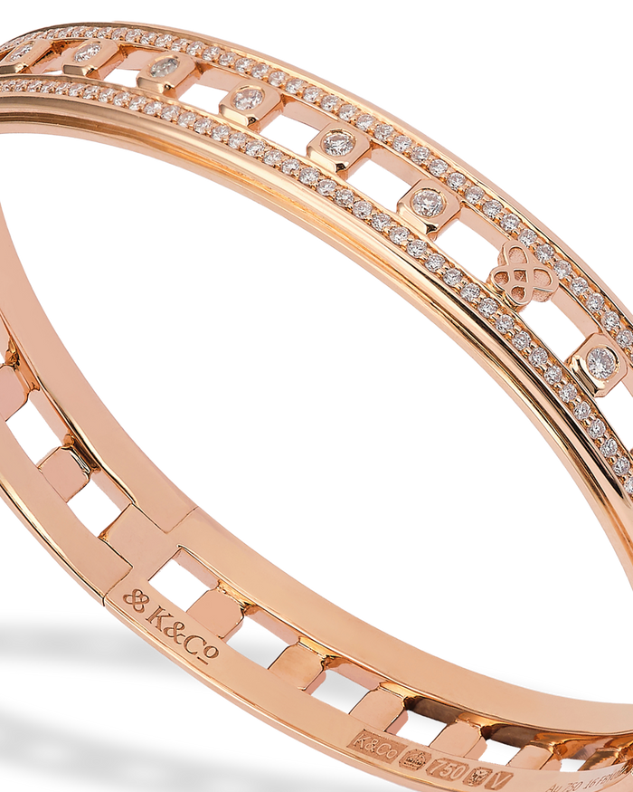 ICON STEPPING STONE BRACELET - DIAMOND PAVÉD