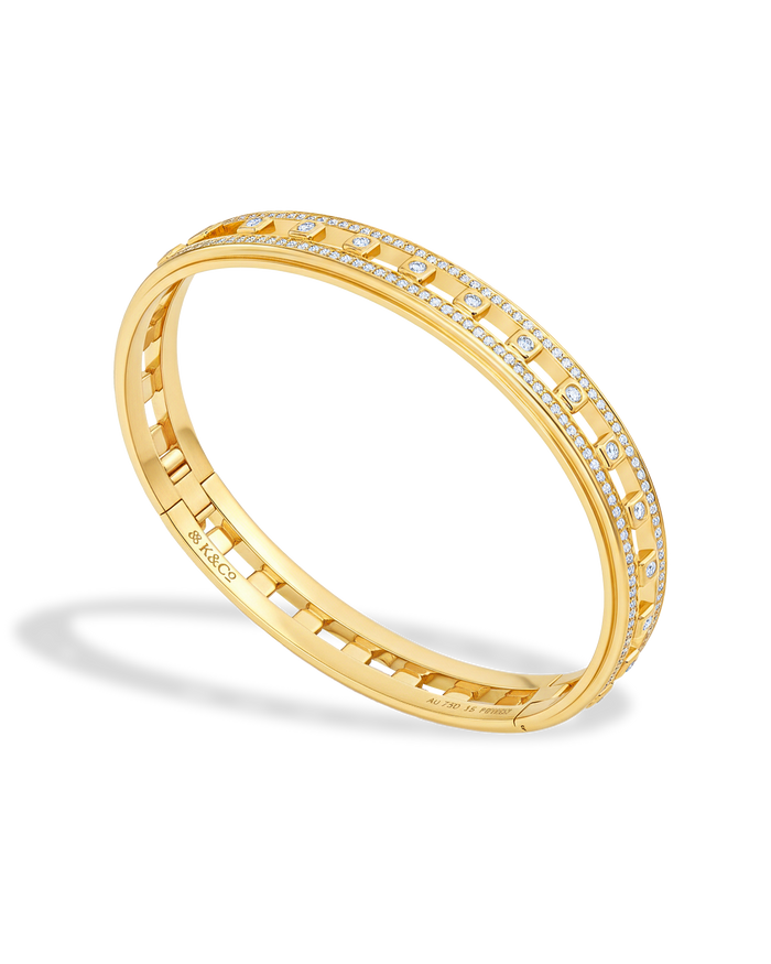 ICON STEPPING STONE BRACELET GOLD