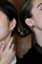 Load image into Gallery viewer, ONE LOVE STUDS - DIAMOND PAVÉD

