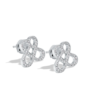 Load image into Gallery viewer, ONE LOVE STUDS - DIAMOND PAVÉD
