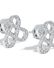 Load image into Gallery viewer, ONE LOVE STUDS - DIAMOND PAVÉD
