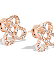 Load image into Gallery viewer, ONE LOVE STUDS - DIAMOND PAVÉD

