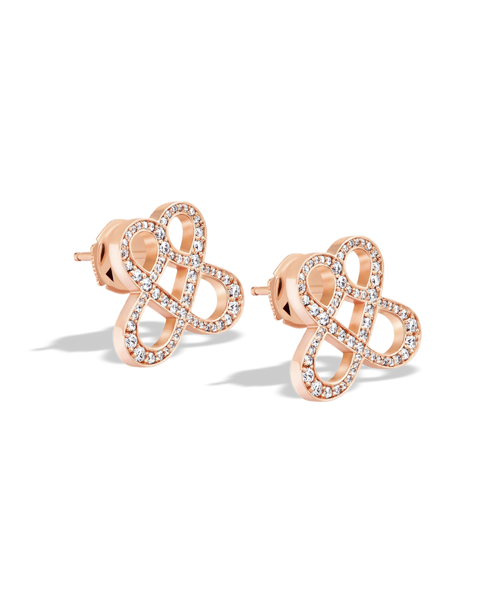 ONE LOVE STUDS - DIAMOND PAVÉD