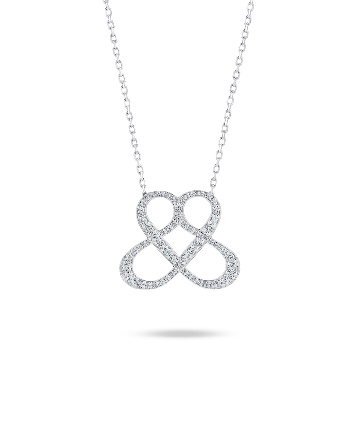 ONE LOVE PENDANT - DIAMOND PAVÉD