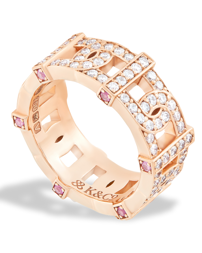 VITAMIN PINK BAND - DIAMOND PAVÉ