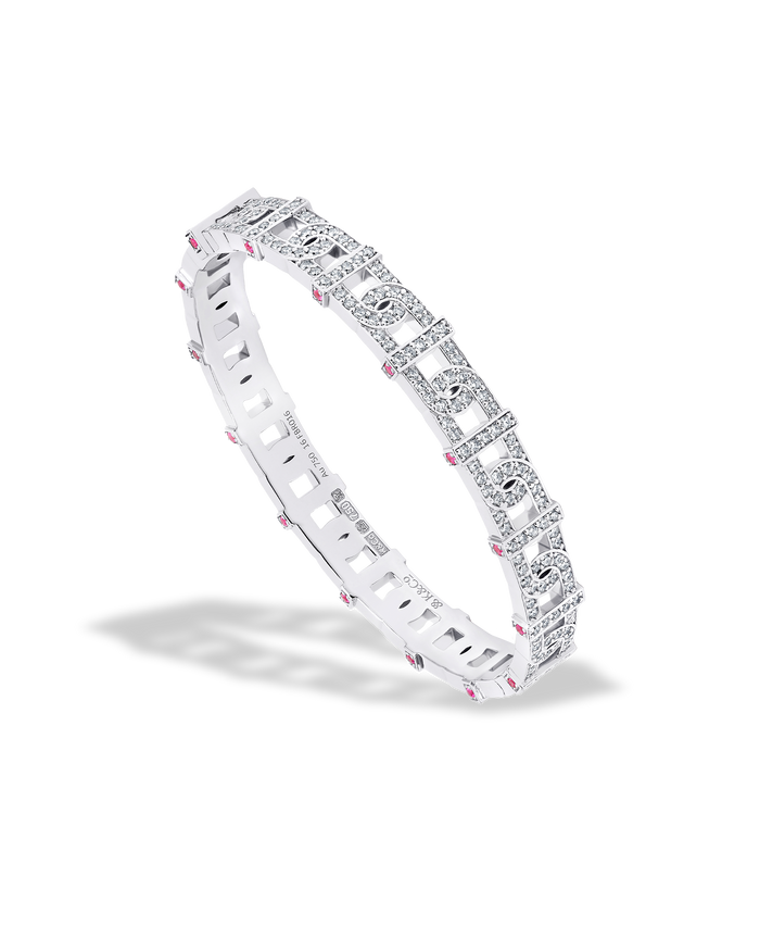 VITAMIN PINK - DIAMOND PAVÉD BRACELET