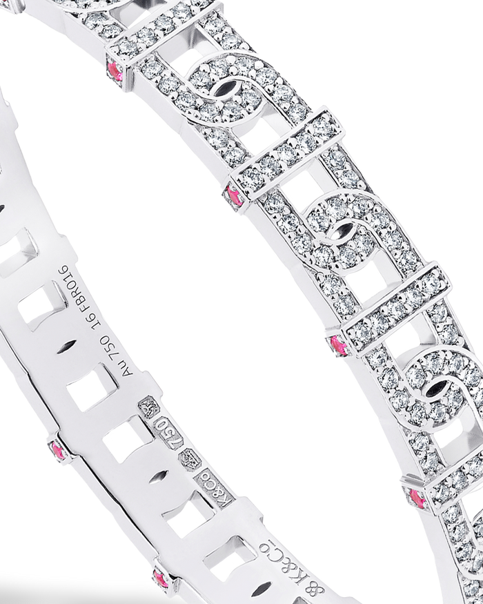VITAMIN PINK - DIAMOND PAVÉD BRACELET