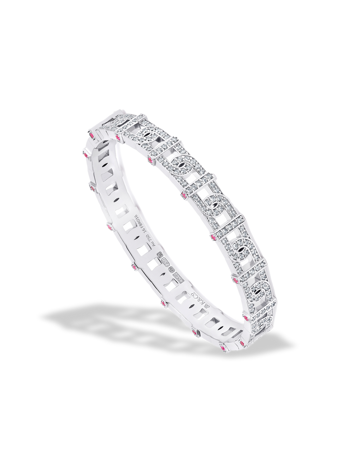 VITAMIN PINK - DIAMOND PAVÉD BRACELET
