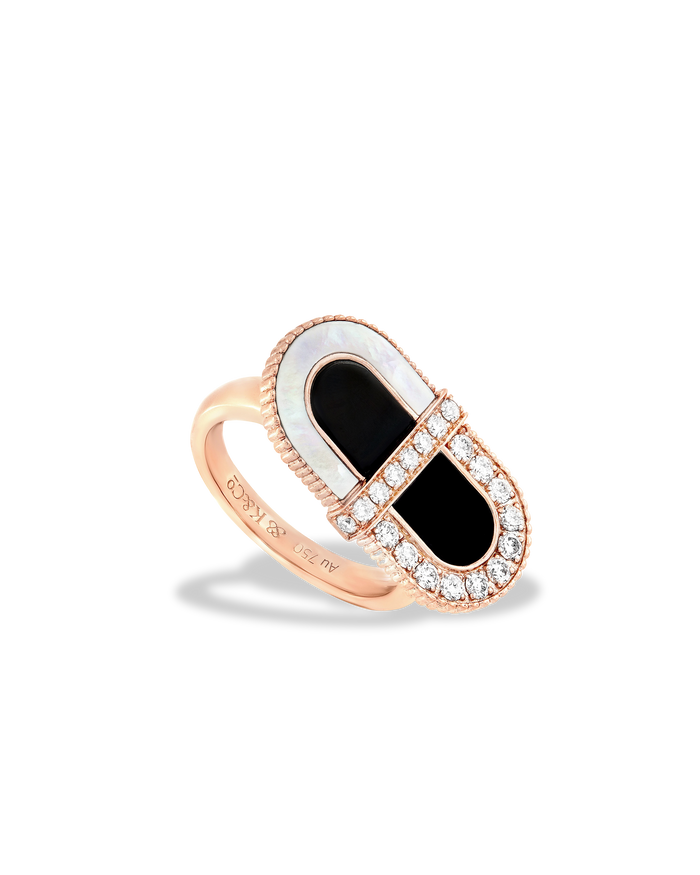 VITAMIN PINK BOLD RING