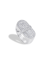Load image into Gallery viewer, VITAMIN PINK COLOURS RING - DIAMOND PAVÉD
