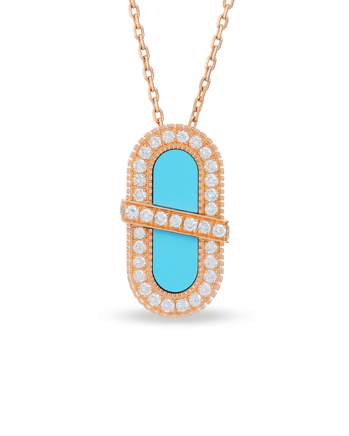 VITAMIN PINK ENERGY SAUTOIR - TURQUOISE