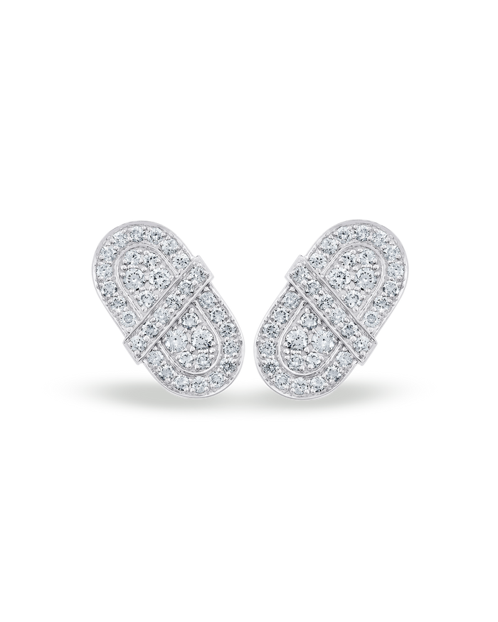 VITAMIN PINK ENERGY STUDS - DIAMOND PAVÉ