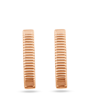 Load image into Gallery viewer, VITAMIN PINK RIBBON HOOPS - SMALL
