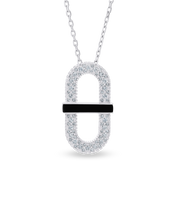 Load image into Gallery viewer, VITAMIN PINK PENDANT SAUTOIR - ONYX
