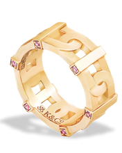 Load image into Gallery viewer, VITAMIN PINK BAND RING
