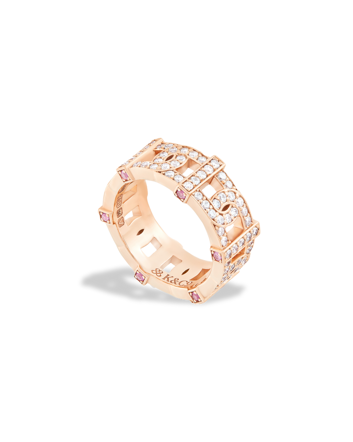 VITAMIN PINK BAND - DIAMOND PAVÉ